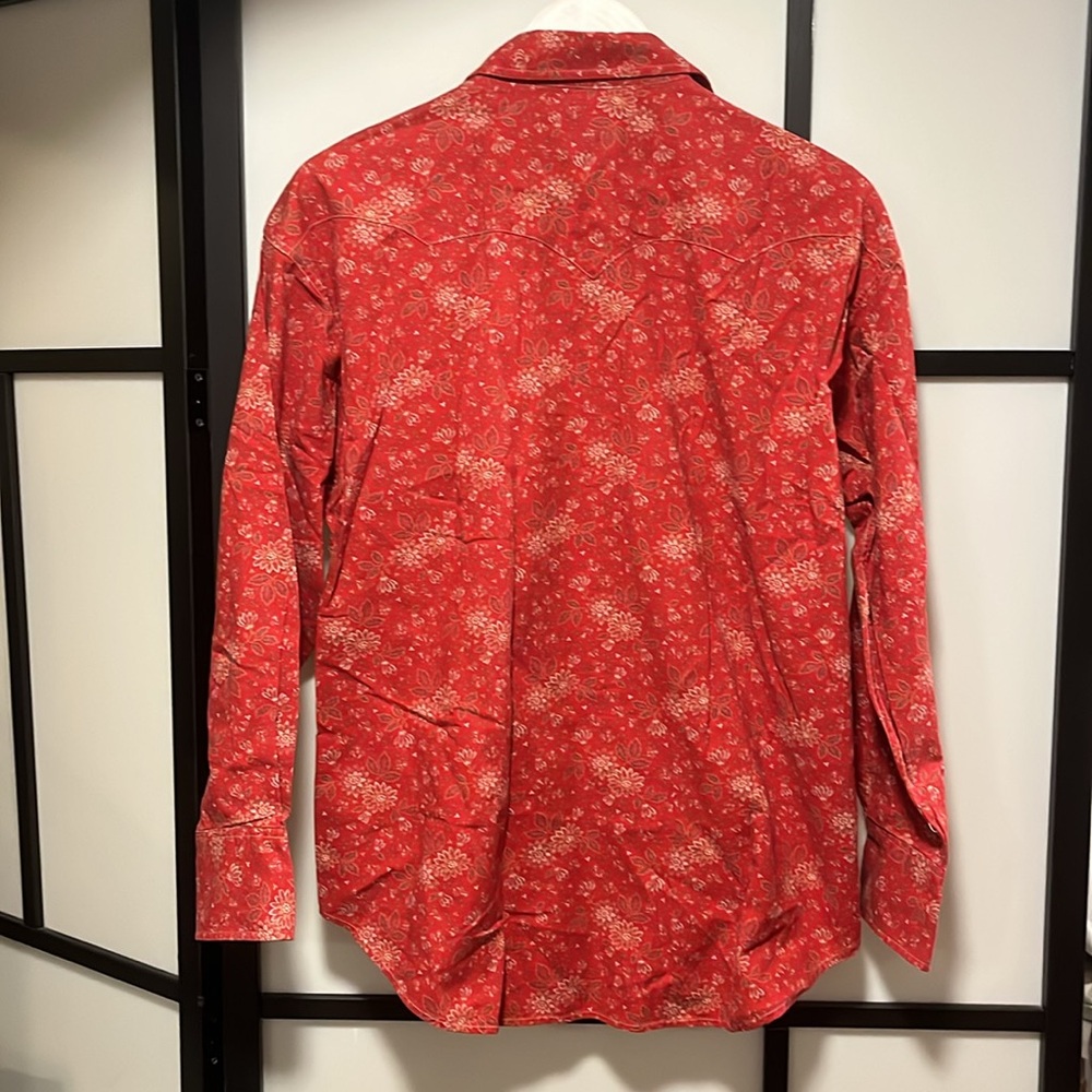 Banana Republic Safari & Travel Clothing Co. Red Bandana Floral Women's Size M - Picture 7 of 7